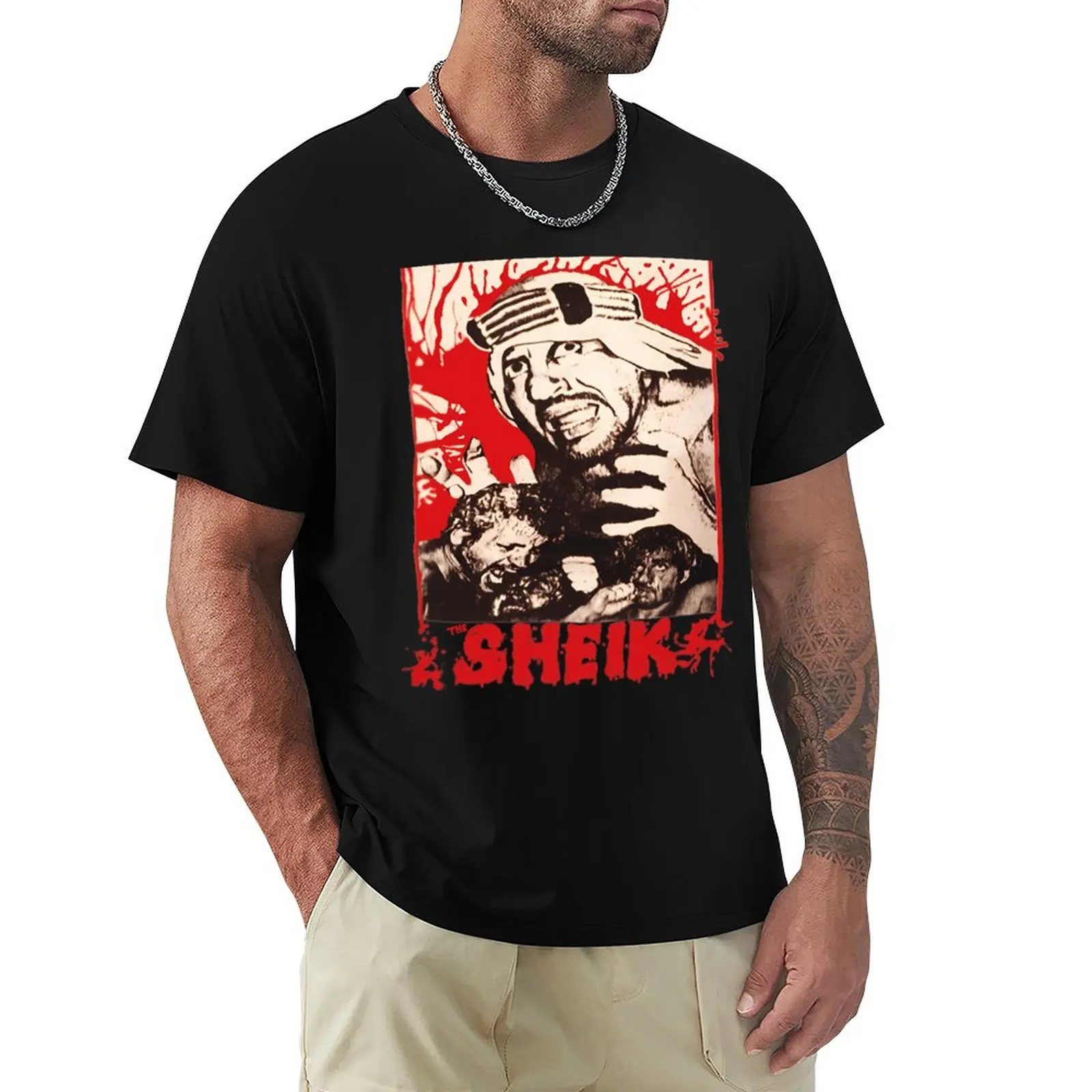 

The Sheik The Original Sheik Ed Farhat T-Shirt boys whites korean fashion new gifts and t-shirts designer t shirt men