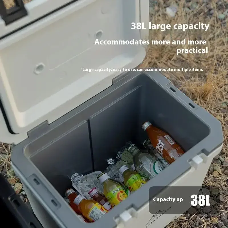 Mountainhiker 38L Portable Outdoor Insulated Cooler with Wheels BBQ Car Trolley Thermal Picnic Storage Box