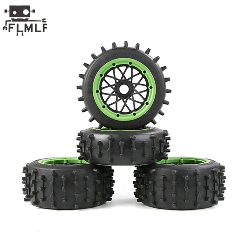 Rc Auto Grote Nagel Band Hoge Prestaties Achter- of Voorwiel Band Set voor 1/5 HPI ROFUN BAHA ROVAN KM BAJA 5B SS Buggy Truck Onderdelen
