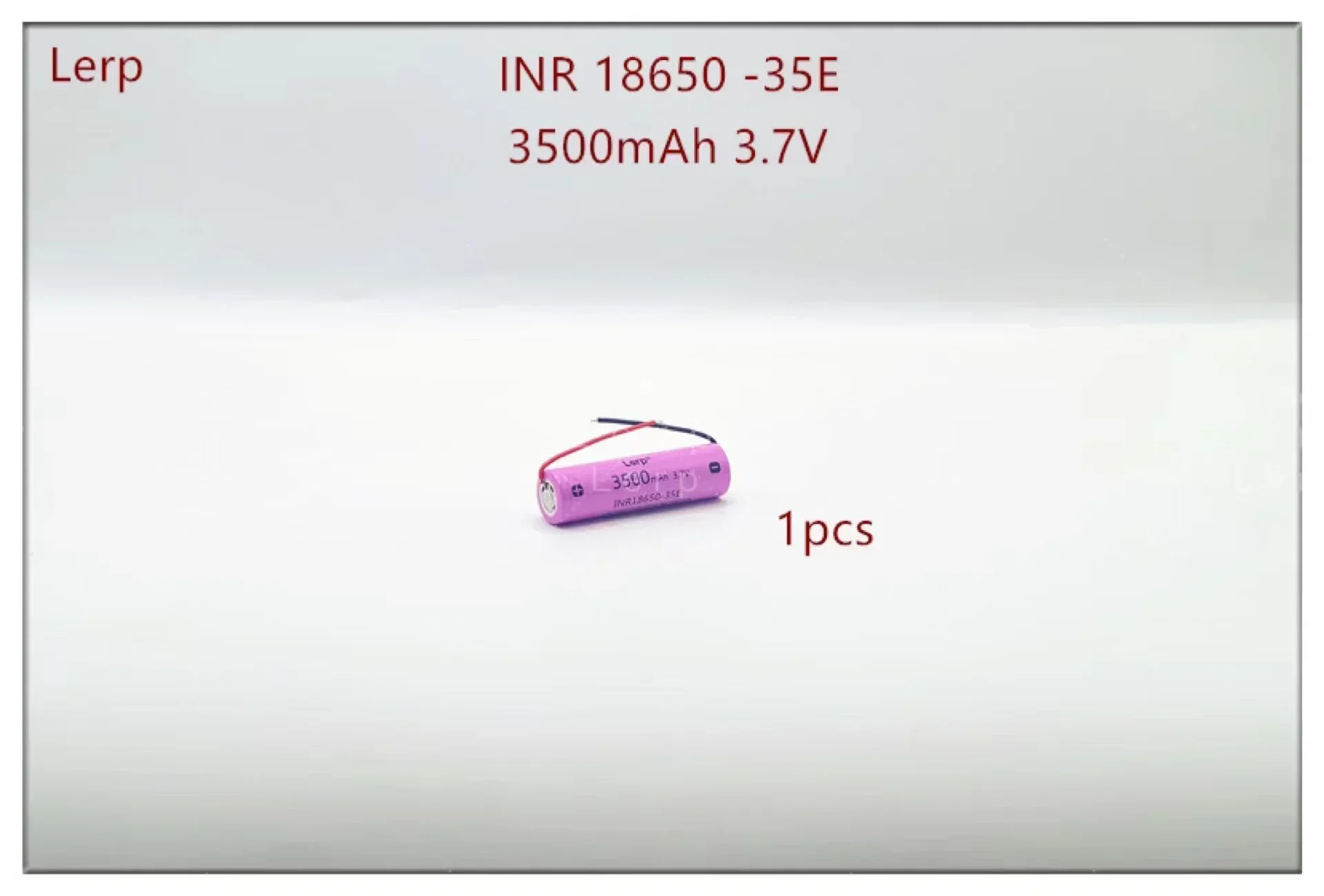 

Lithium ion rechargeable battery, 100% original, 186503500mAh, 25A, discharge INR186503500mAh, 3.7V