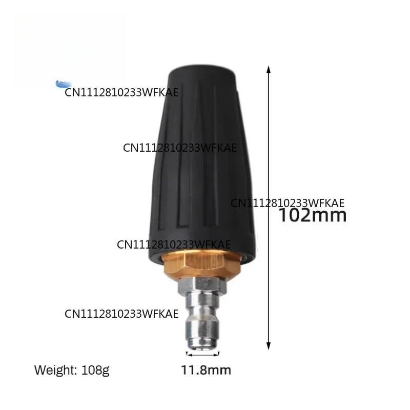High Pressure Washer Turbo Nozzle 360° Rotating with 1/4