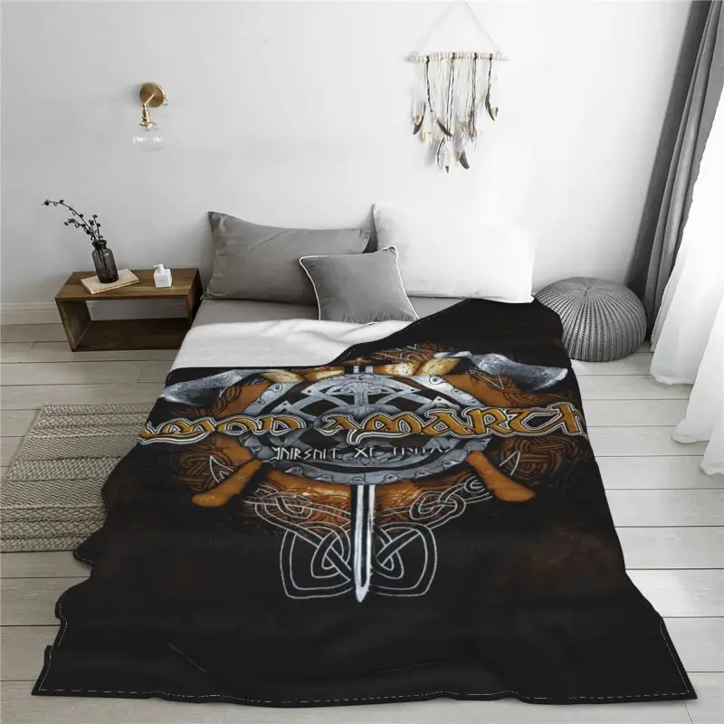 Melodic Death Metal Band Amon Amarth Blanket Plush For Bed Dust Cover Couch Blanket Camping Blanket