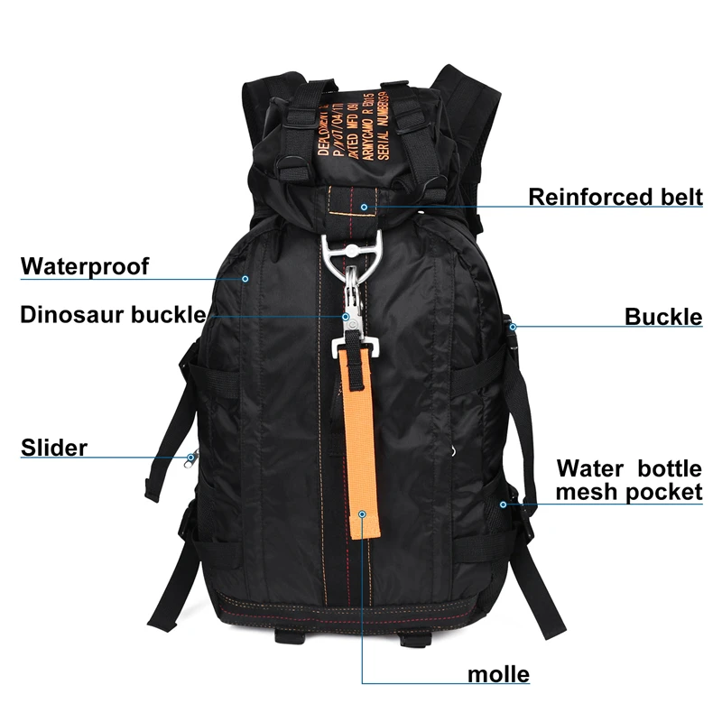 Waterproof Hiking Daypack Lightweight Outdoor Sport Travel Backpacks Hiking Backpack Trekking Camping Backpacks Parachute Bag