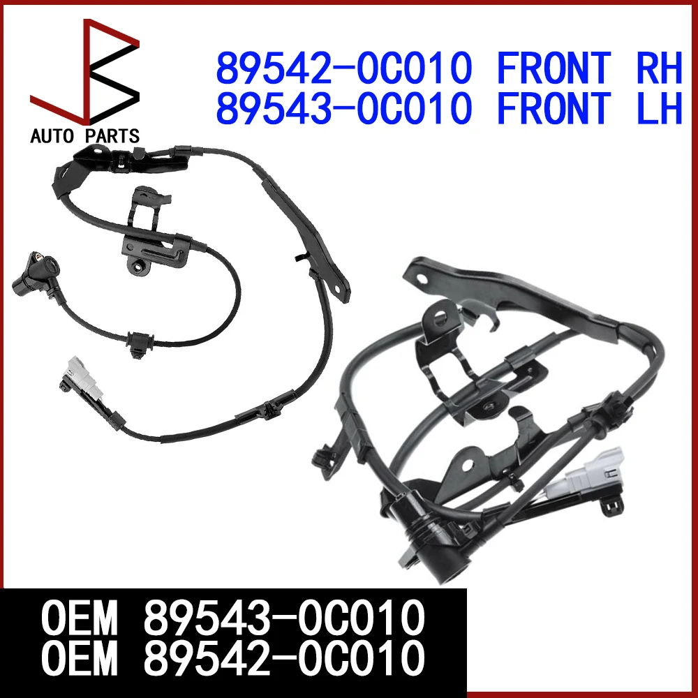 

Набор из 2 шт. OEM 89542-0C010 89543-0C010 Датчик скорости колеса ABS подходит для TOYOTA TUNDRA / Автомобильные аксессуары SEQUOIA