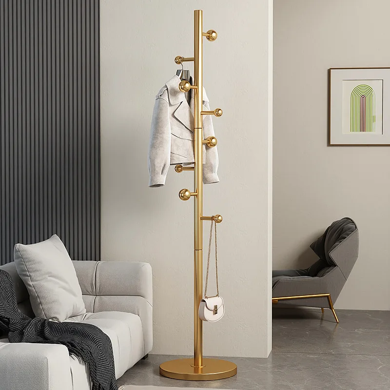 minimalism-standing-single-rod-clothes-hanger-for-bedroom-stainless-steel-coat