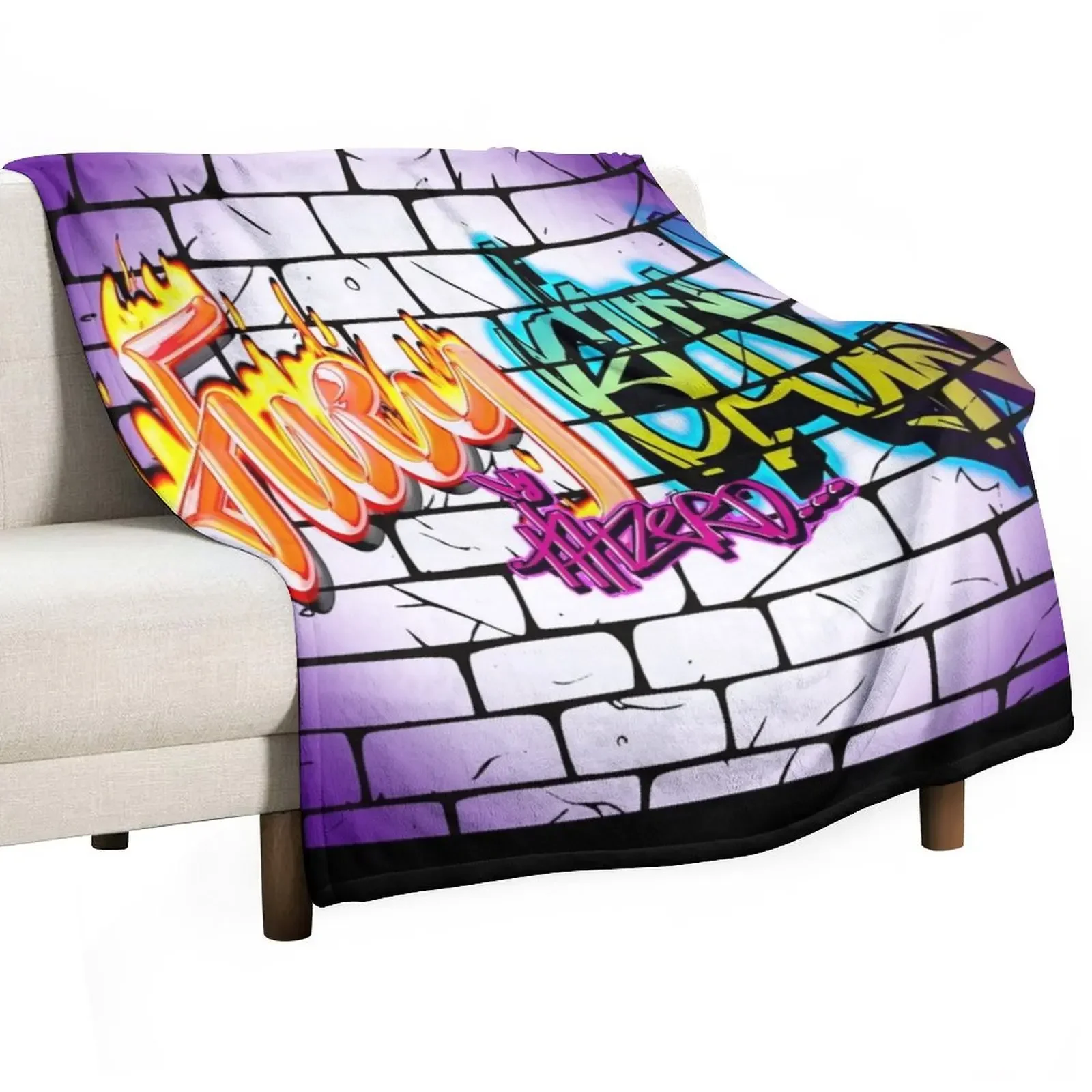 Fury & Glow Throw Blanket Decoratives For Sofa Thin Bed Fashionable Blankets