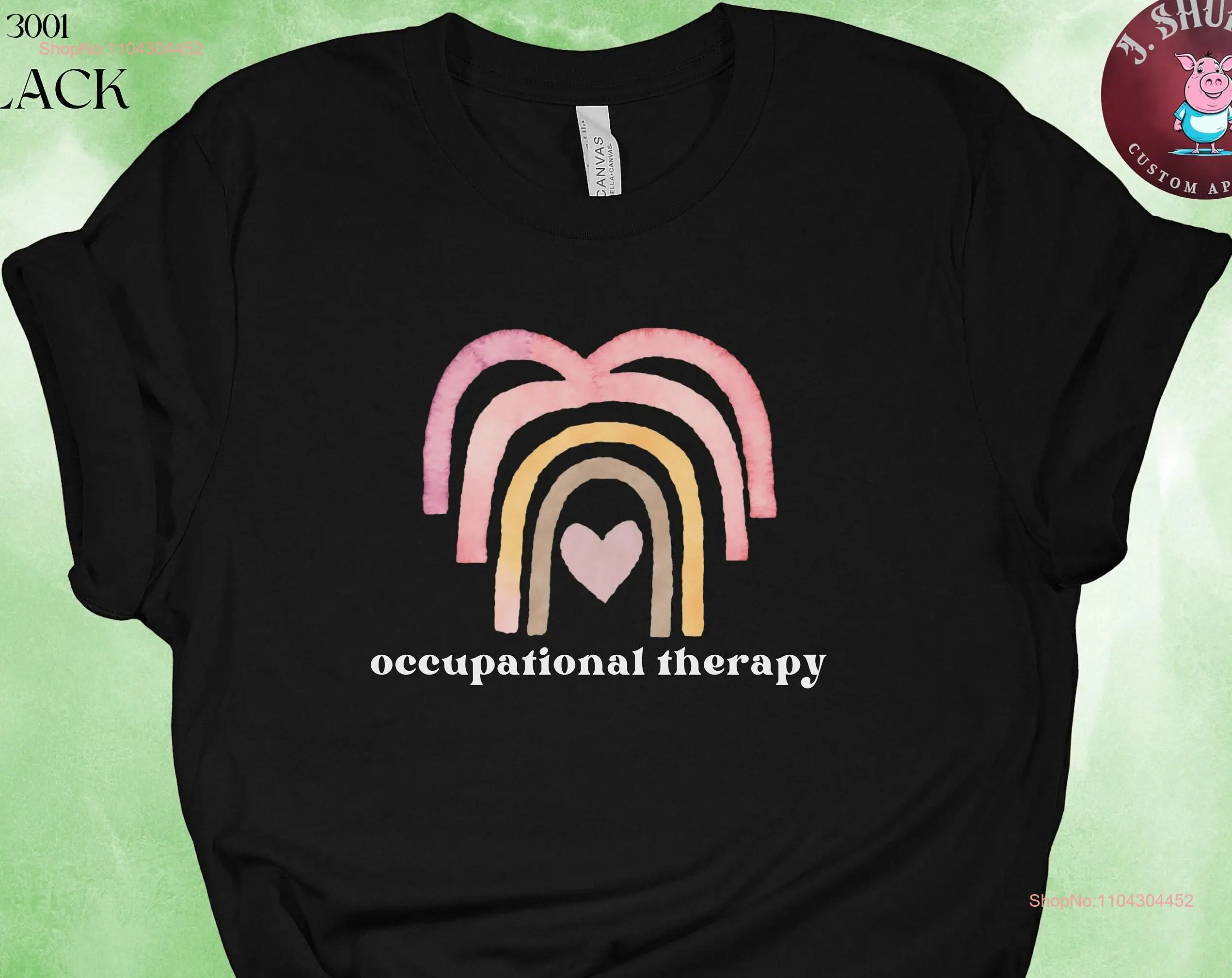 Occupational Therapy T Shirt OP Therapist for Physical Bo Ho long or short sleeves