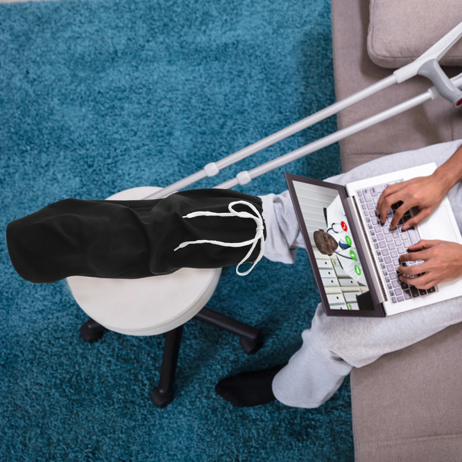 

1 Pair Gypsum Socks Plaster Foot Cover Cotton Warm Care Sock For Winter Orthosis Leg Cast Sock Cover Plaster Stocking