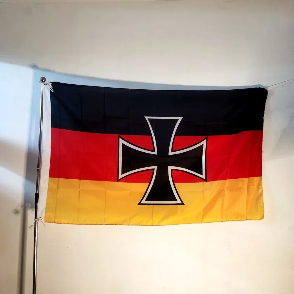 German Iron Cross Flag Germany Flag Banner Ooudoor Decor 90X150CM Polyester