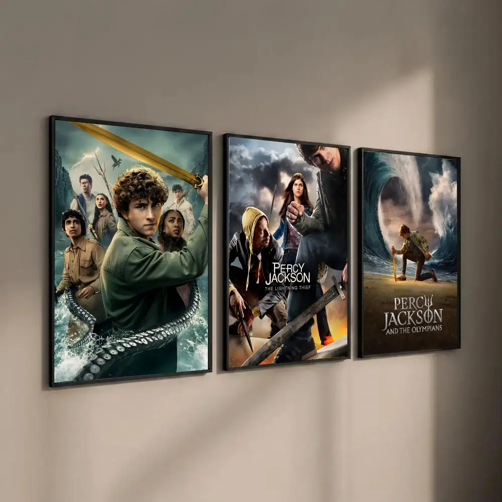 Percy Jackson And The Olympians Poster Self-adhesive Art Waterproof Paper Sticker Coffee House Bar Room Wall Decor