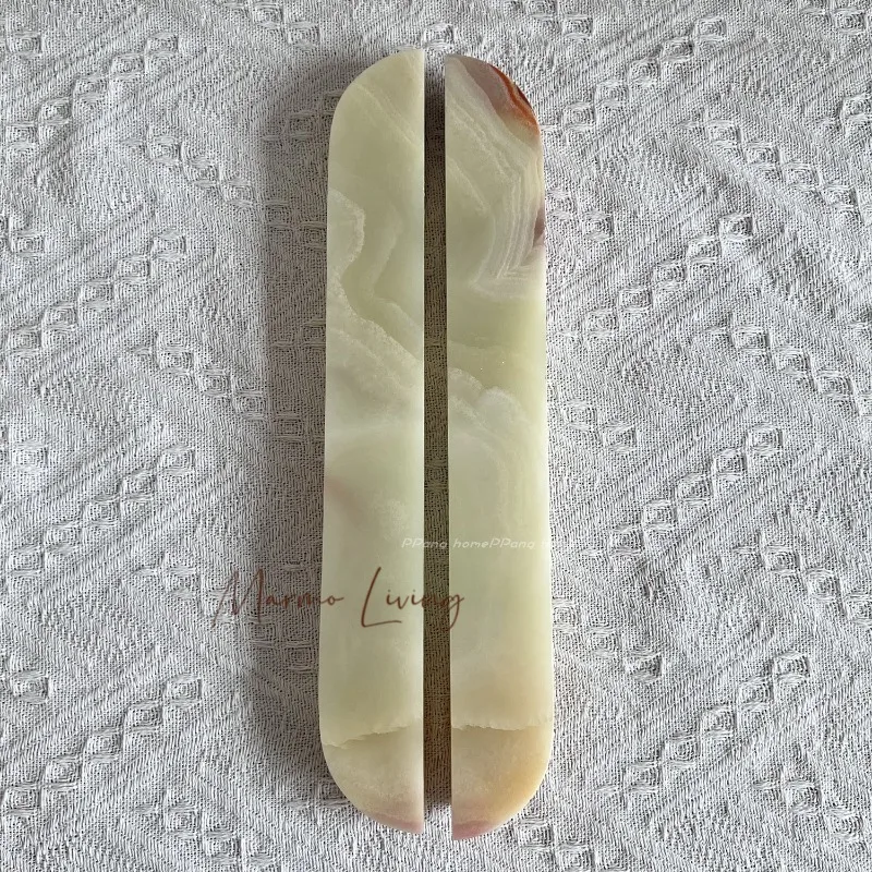 

High End Italian Light Luxury Marble Handle for Wardrobe Drawer Clothing Store Coffee Shop Glass Door Home Decoration