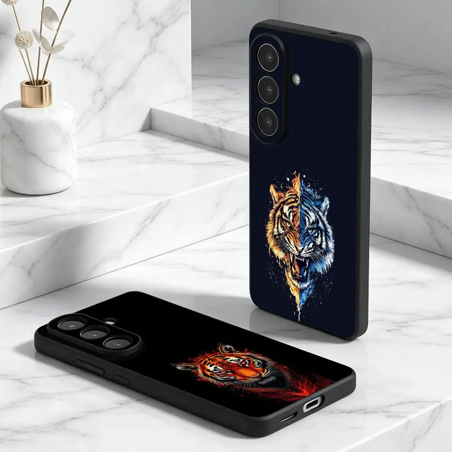 Fashion Tiger Cool Case for Xiaomi Poco X8 Pro C71 C85 X3 X4 X5 X7 F3 F1 C50 C75 M3 M4 M7 M5 F8 C61 Phone Cover