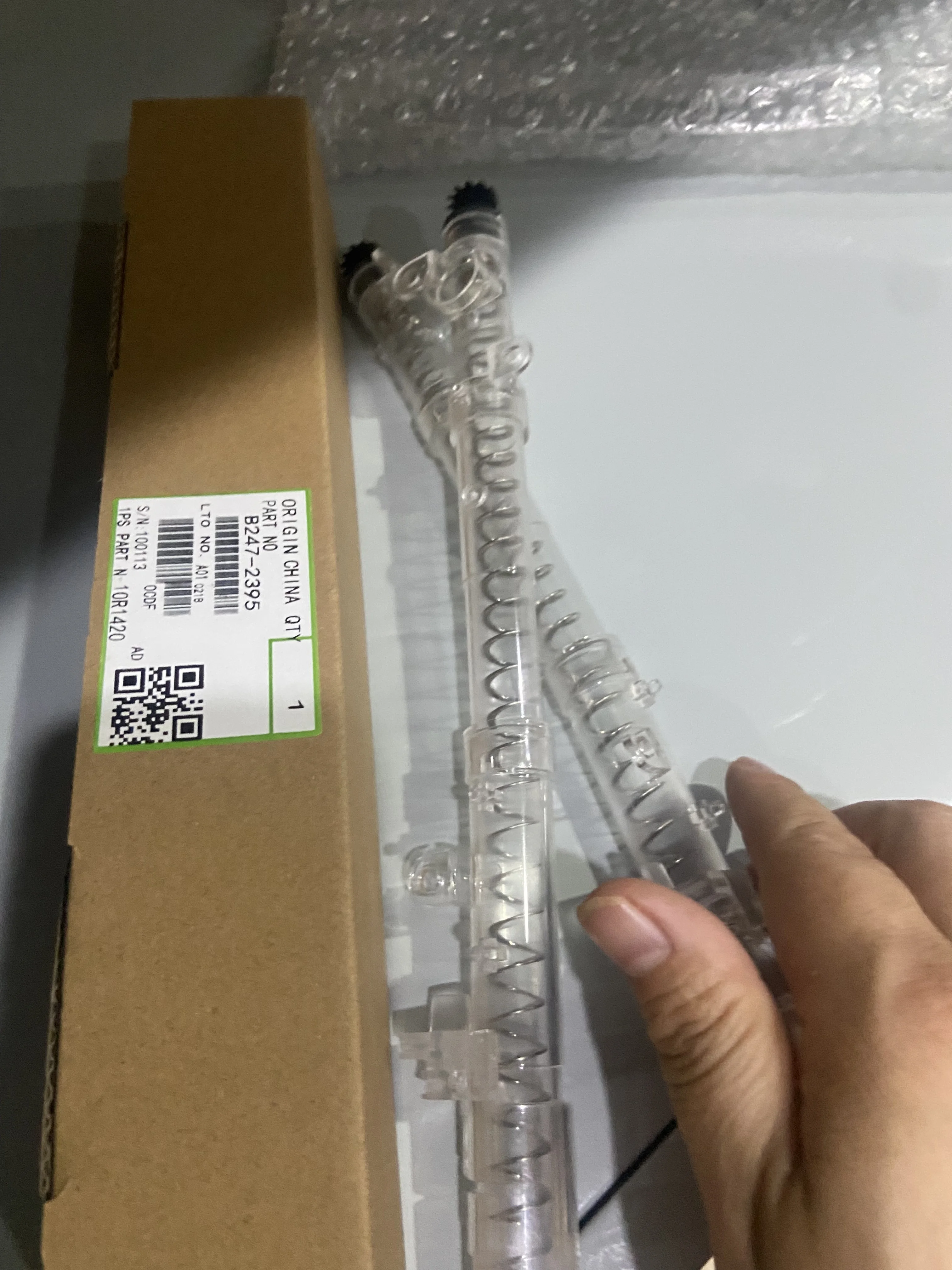 Bobina de haste de coleta de toner residual, 1 peça, para ricoh af 1075 2075 8000 7500 8001 7001 9001, conjunto de reciclagem de toner