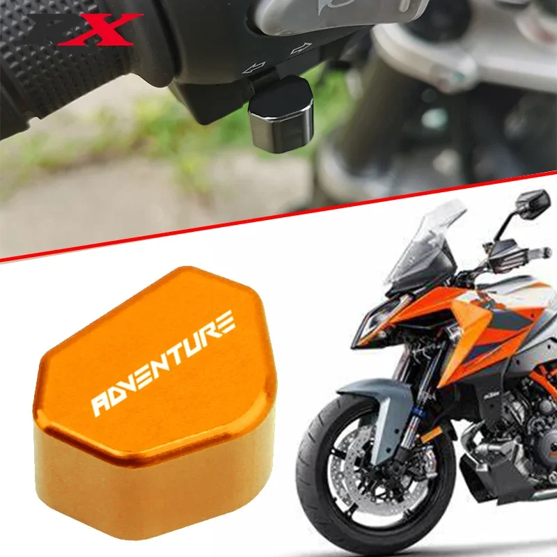 For KTM 890 Adventure 390ADV 790 1050 1090 1190 1290 Super Adventure S CNC Motorcycle Switch Button Turn Signal Switch Keycap