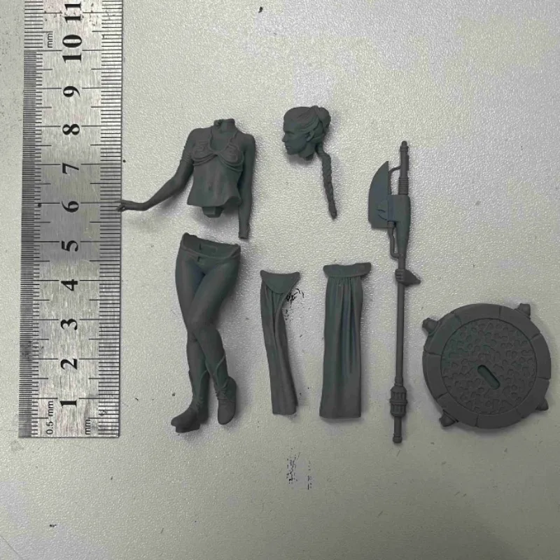 Kit de figurines en résine, échelle 1/24, fantaisie, passe-temps, Diorama Miniature, princesse de beauté, Diorama, non assemblé et non peint, livraison gratuite