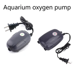 Aquarium Air Pump Fish Tank Mini Silent Compressor Single Double Outlet Oxygen Pumps Aquariums Aquatic Accessories 220V 3W 5W