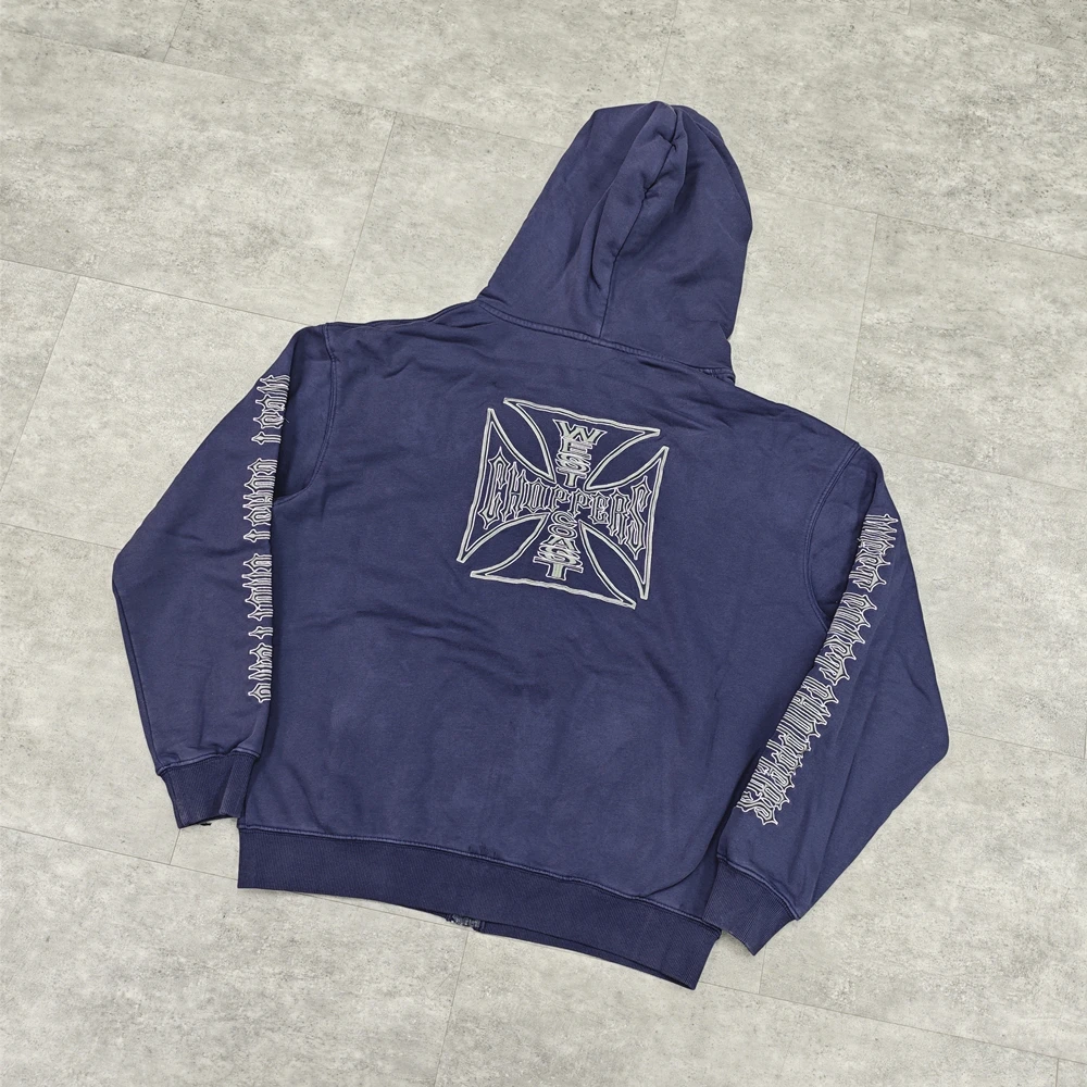 

Yao модная повседневная элитная брендовая свободная уличная одежда большого размера с вышивкой простой стиль Cleanfit хлопковая куртка с капюшоном пальто для мужчин