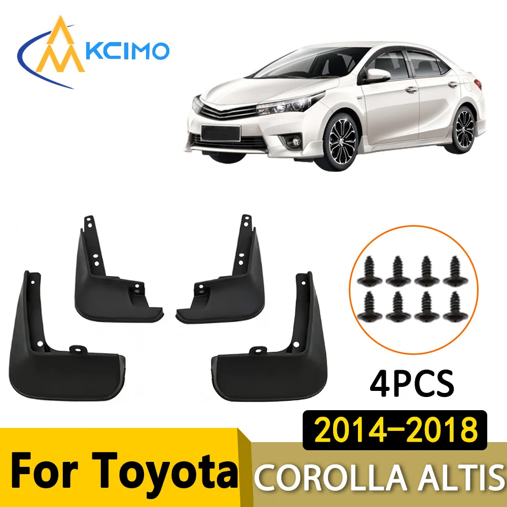 

Guards-Anti-Scratch Mudguards Fender For Toyota Corolla Altis 2014 2015 2016 2017 2018 Front Rear Car Protector Accessories