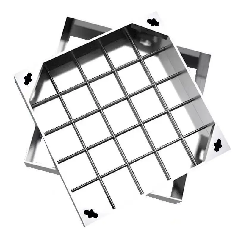 

304 stainless steel invisible manhole cover square