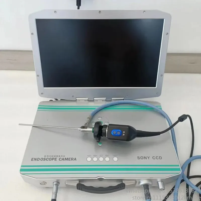 Basic Laptop-Style Medical Endoscope Camera System - Plug-and-Play Diagnostic Setup