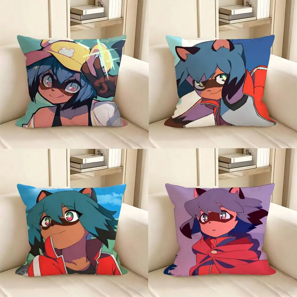 1pc Michiru Kagemori Pillow Case Fashion Square Pillowcase Bedroom Sofa Room Ins Decoration Leisure