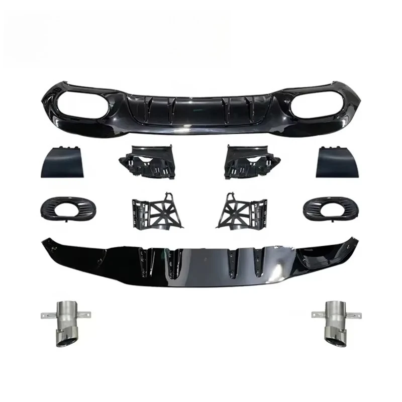

XDS Best SellingAuto W177 A35 Rear Diffuser For W177 A180 A200 A220L Rear Lip With Exhaust Tips 2019