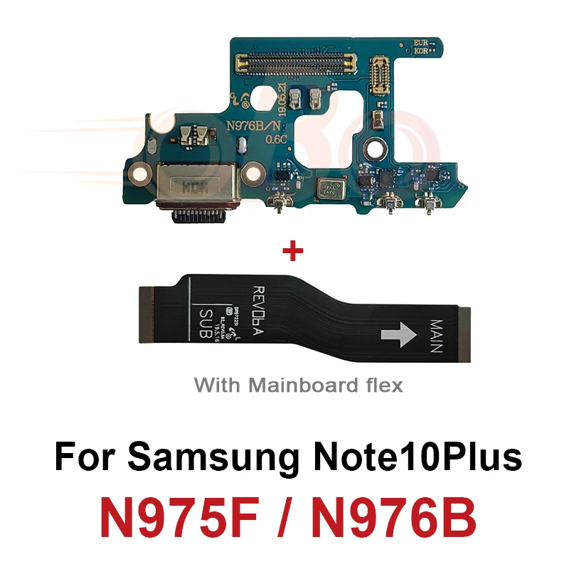 Dock USB Charger Board Connector Charging Port Flex Cable For Samsung Note 10 Plus Lite N970F N971N N975F N976B N770F (1PC) image 5