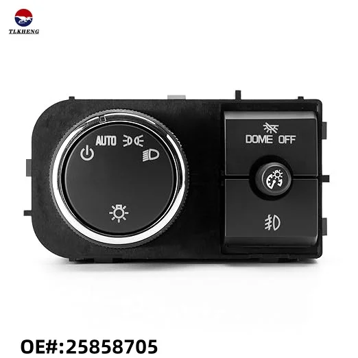 

25858705 Ручка переключателя фар и противотуманных фар для Chevy Avalanche Silverado Suburban Tahoe GMC Sierra Yukon XL
