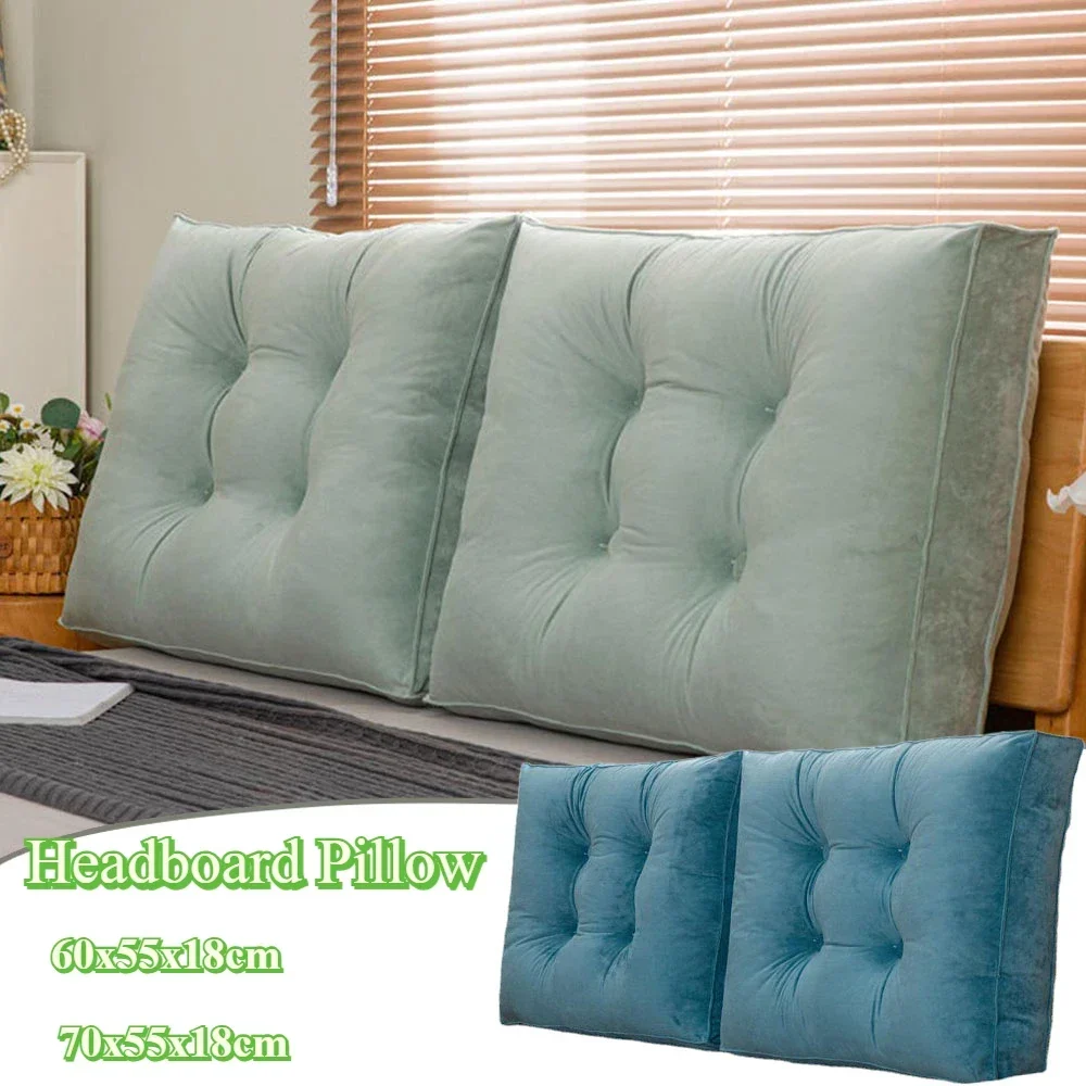 

1PC Best Sofa Cushion Backrest Living Room Large Pillow Soft and ComfortsBedside Backrest Headboard Pillow Cojines Decorativos