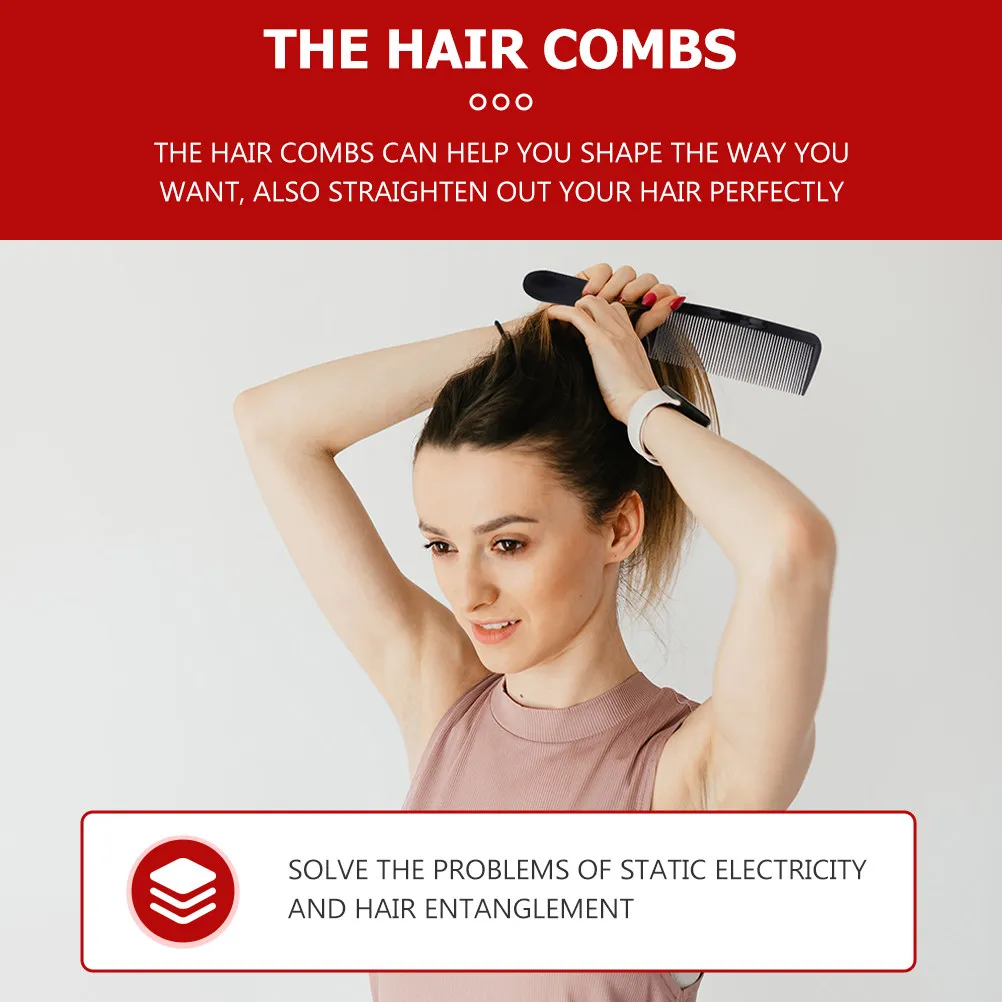 

Набор из 6 расчесок для стрижки и укладки волос, удобные парикмахерские расчески для салонов, инструменты для распутывания волос