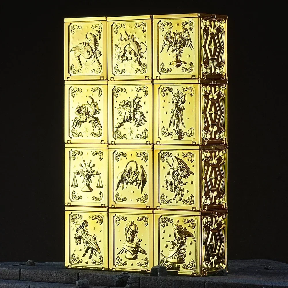 In Stock Saint Seiya Myth Cloth SOG Box GOD Aries Taurus Gemini Cancer Leo Virgo Libra Scorpio Capricorn Pisces PVC 12pcs