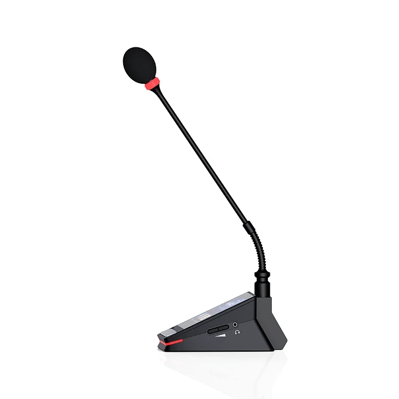 Wireless and Wired Mixed Conference System Gooseneck Microphones for Meeting Room or Lecture Room