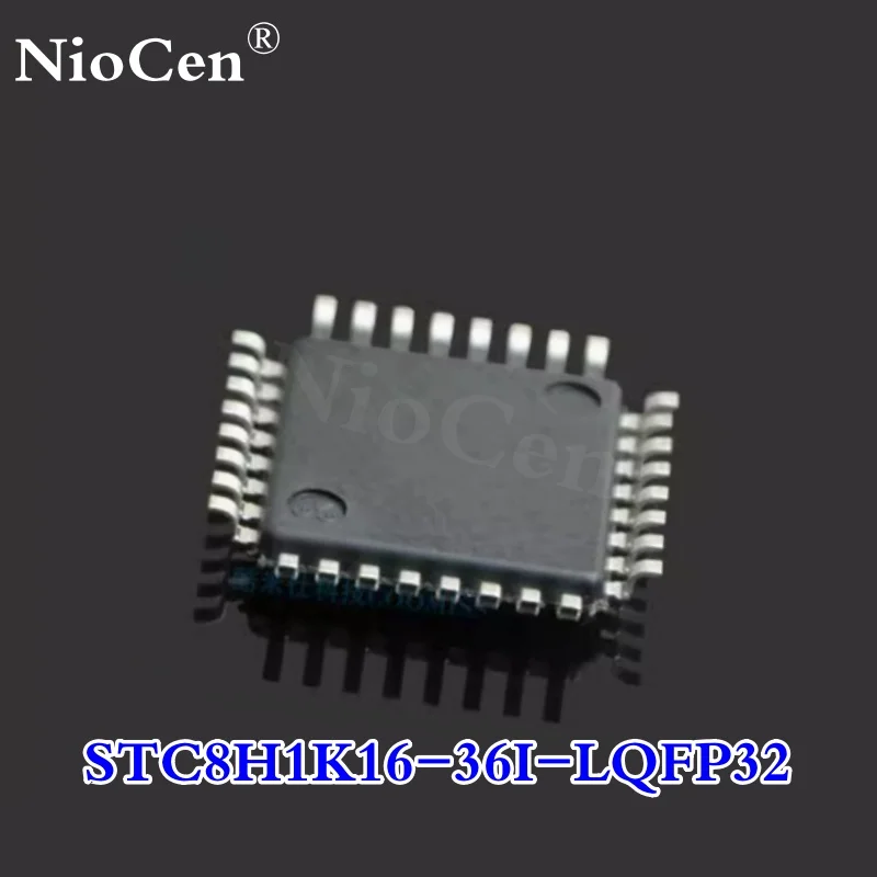 （1pcs）STC8H1K16 STC8H1K16-36I STC 8H1K16 LQFP32 Single Chip Enhanced 1T 8051 Microcontroller MCU IC Controller Chip New Original