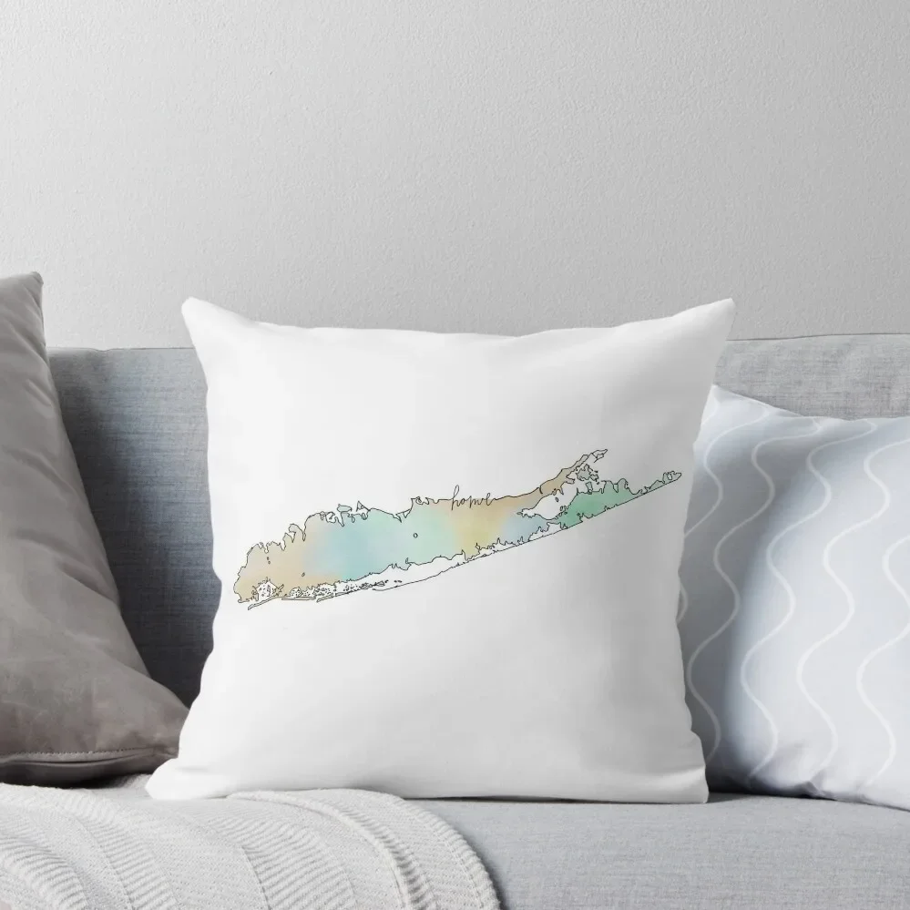 

Long Island “home” Throw Pillow christmas pillowcases Pillow Decor bed pillows Sofa Cushions Covers pillow