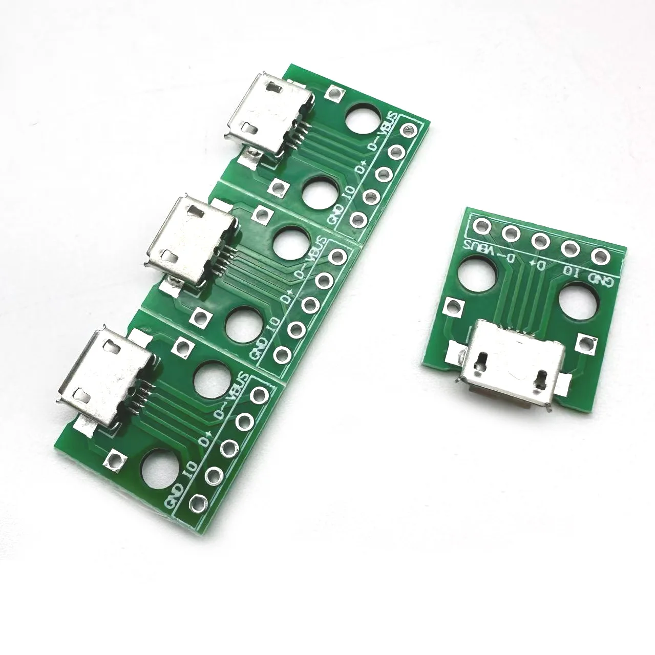 5/10/20/50 stücke MICRO USB Zu DIP Adapter 5pin Buchse B Typ PCB Konverter Breadboard USB-01 Schalter Bord SMT Mutter Sitz