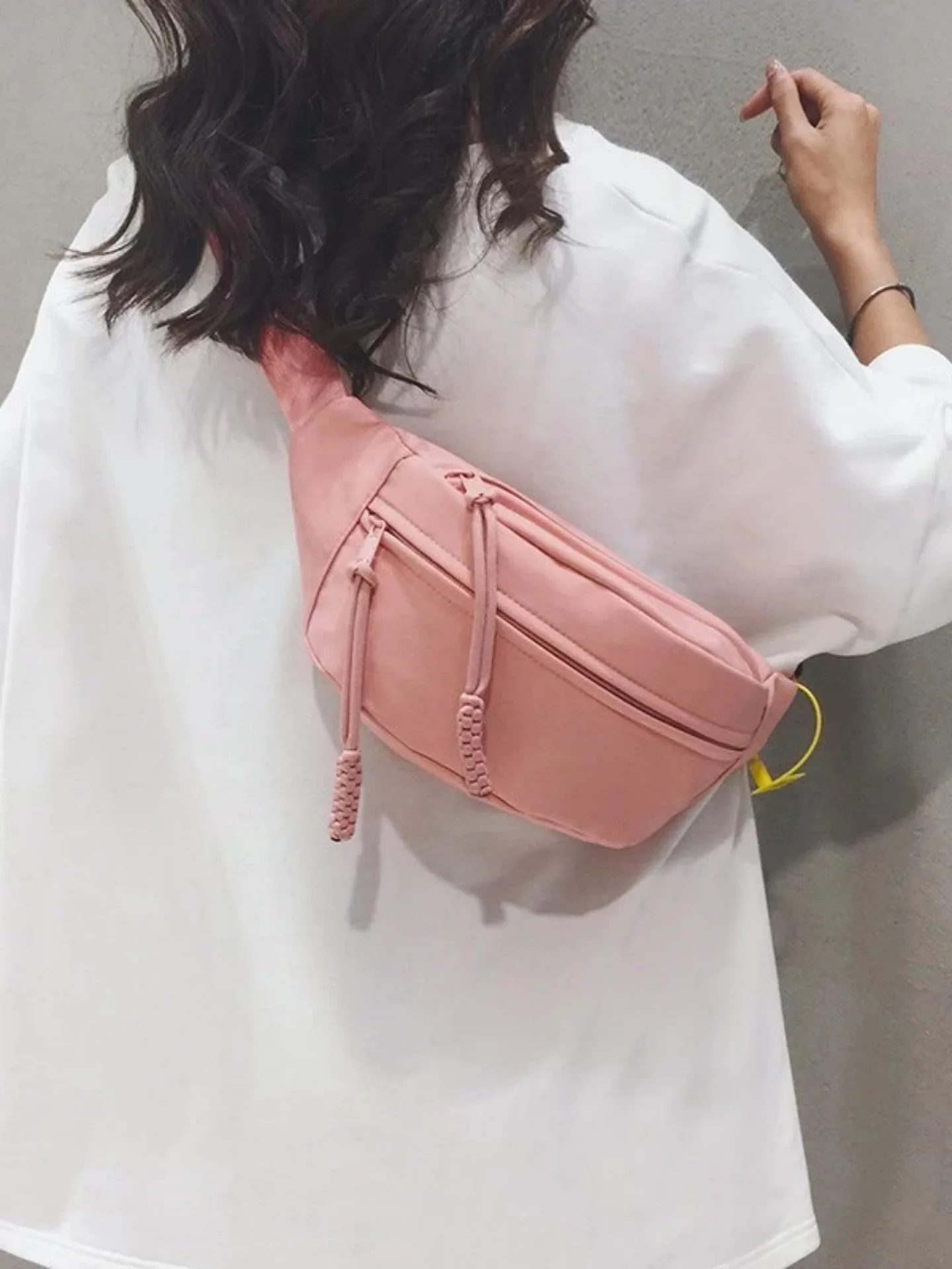 bhj-nueva-bolsa-deportiva-de-pecho-unisex-estilo-casual-urbano-bandolera-de-lona-para-telefono-material-de-nylon-suave-ta