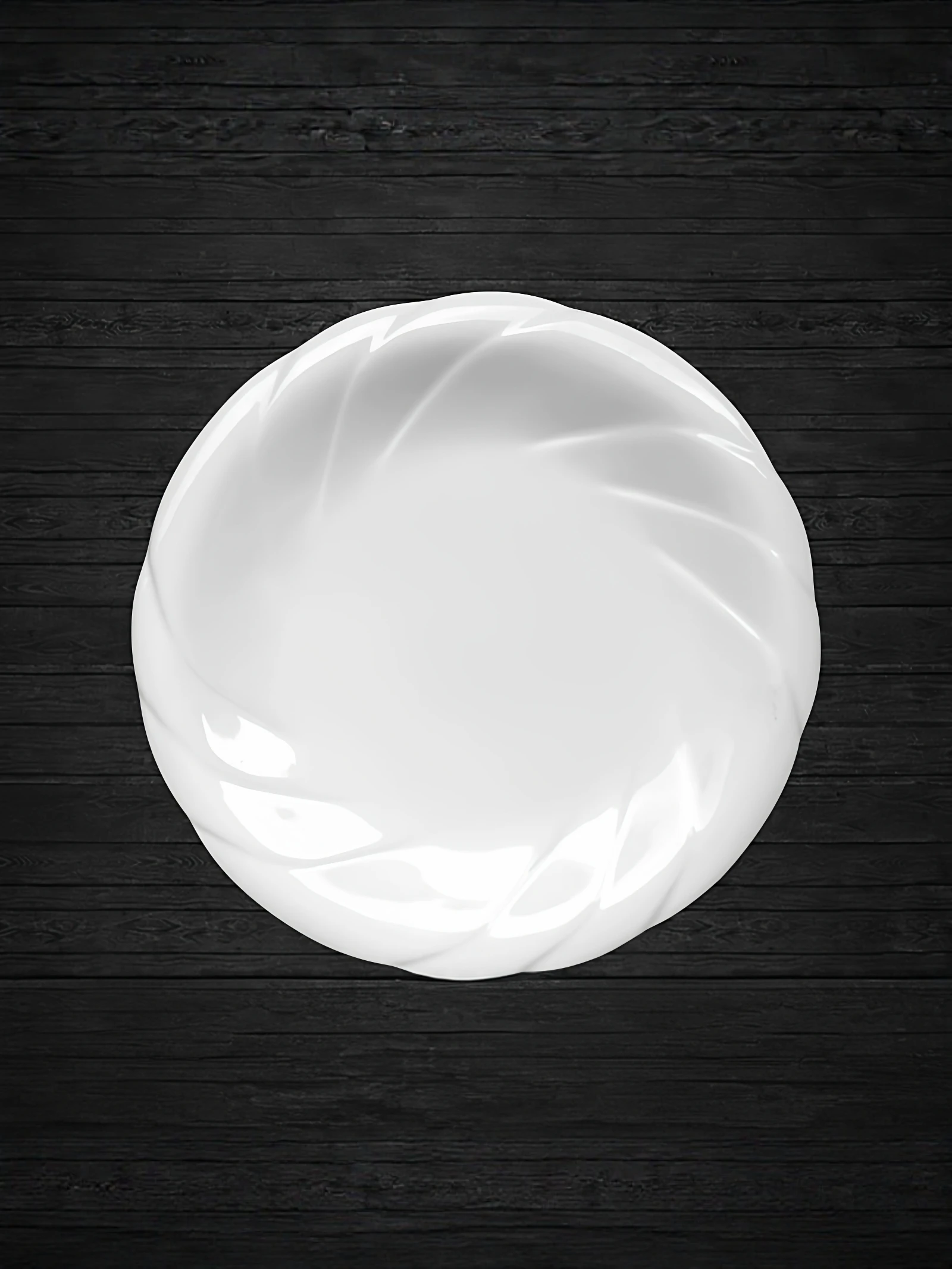 Pure White Cerc Din…