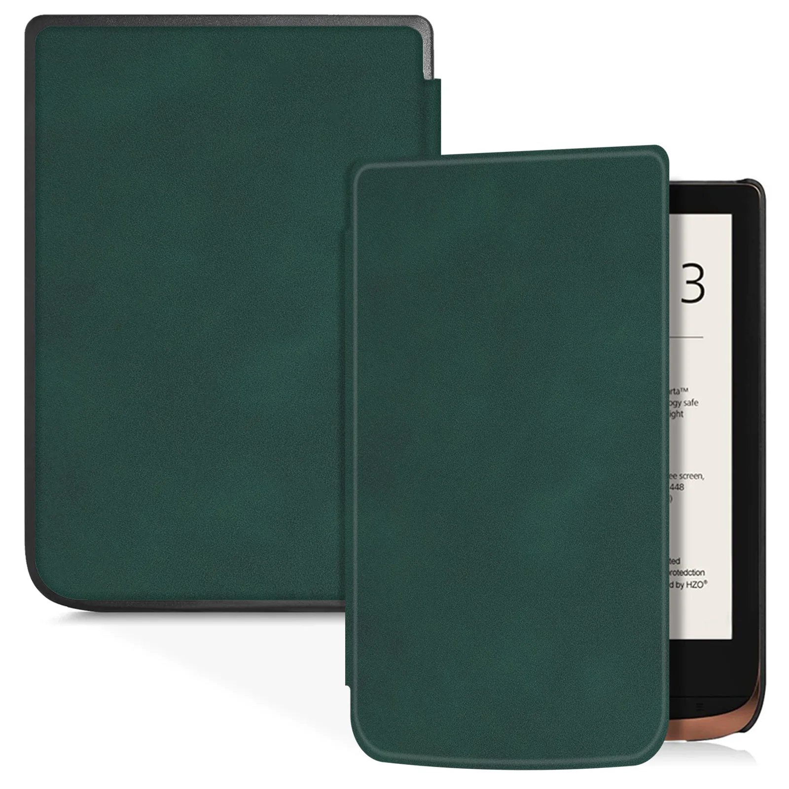 

Slimshell Case for PocketBook 606, 616, 617, 618, 627, 628, 632, 633 eReader - Lightweight PU Leather Cover with Auto Sleep/Wake