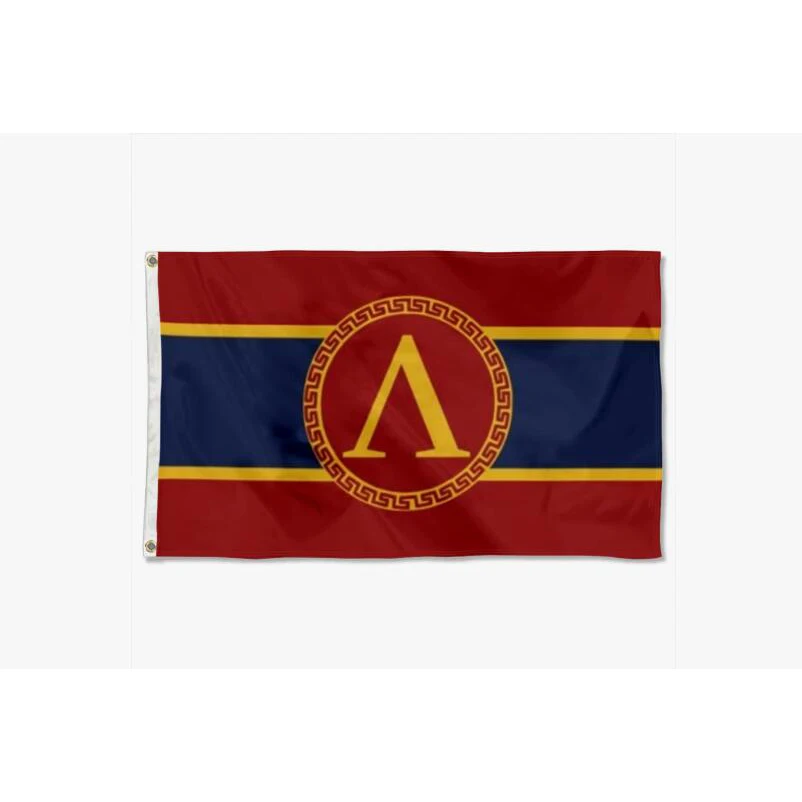 banner of Polis of Sparta 3x5ft polyester flag polyester with fire banner