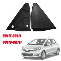 Para Toyota para Yaris 2012 2013 2014 coche espejo retrovisor izquierdo derecho cubierta triangular embellecedor espejo cubierta de esquina
