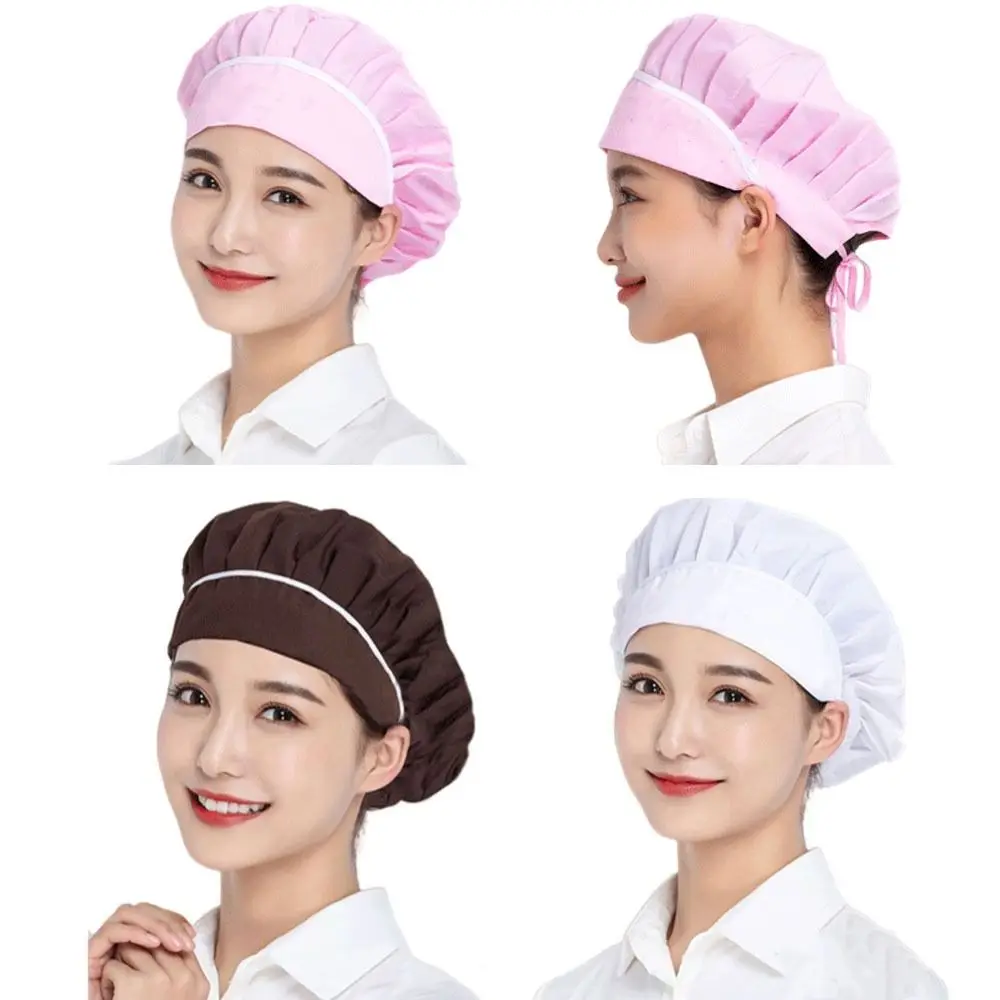 Work Wear Work Hat Cook Accessories Mesh Smoke-proof Dust Cooking Hygienic Cap Breathable Chef Hat Canteen Catering