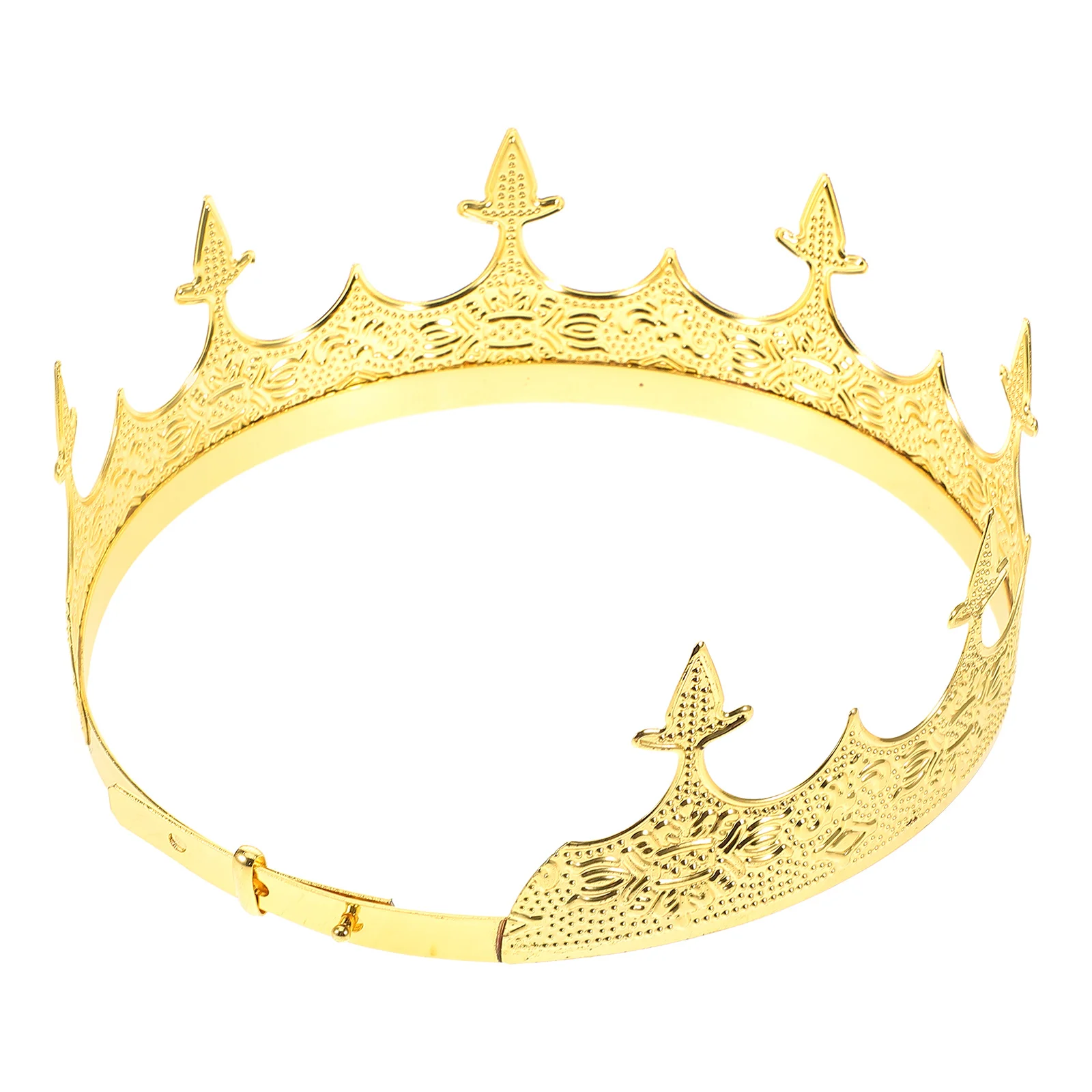 

Mens King Crown Exquisite Costume Accessory Durable Alloy Birthday Prom Halloween Festival Crowns Cosplay Prince