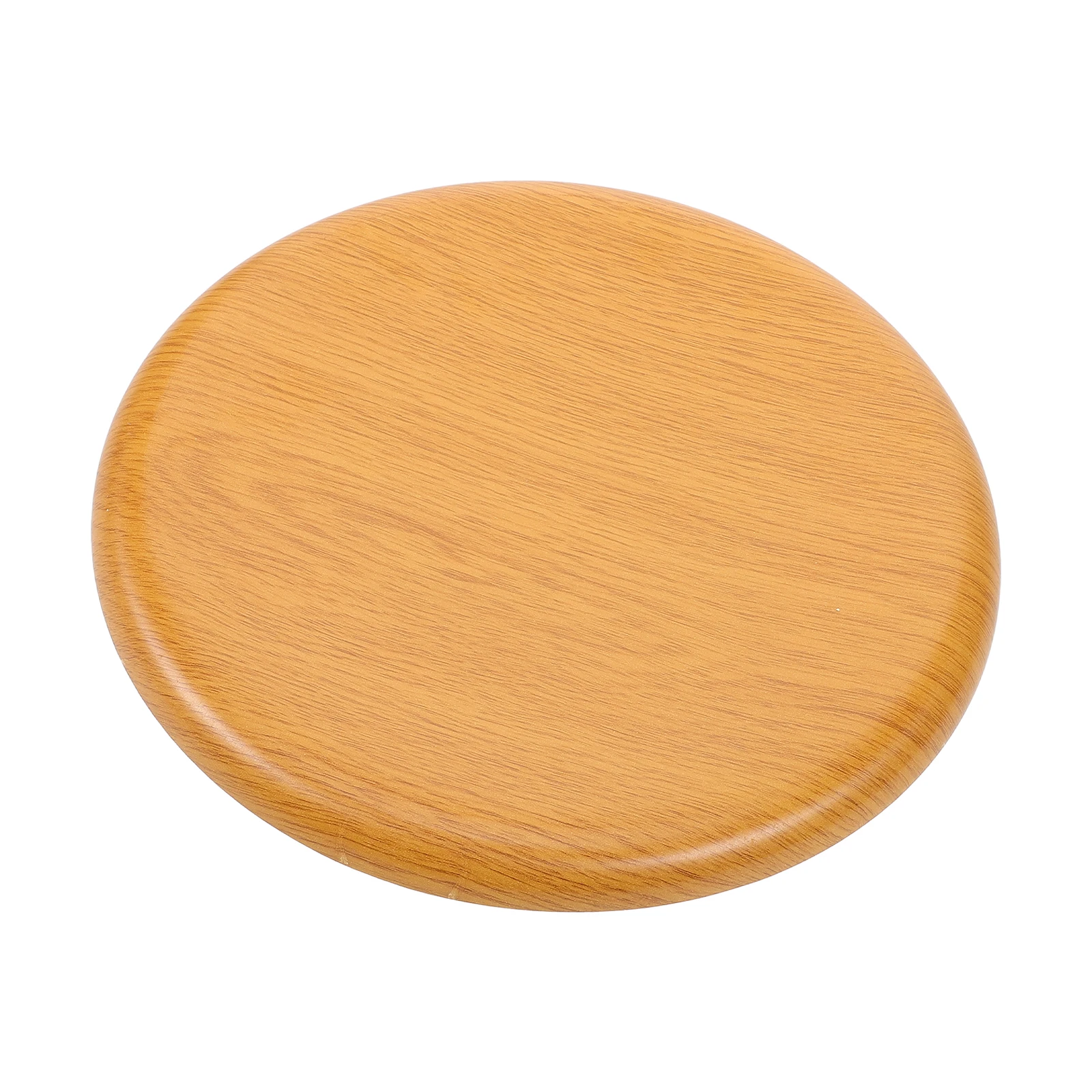 

Wooden Bar Replacement Solid Round Stool Sturdy niture Part Reinforced Iron Strips Natural Wood Grain Easy