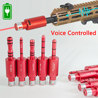 22LR..243 Voice Controlled Red Laser Emission Trainer 12GA 9mm Shooting Laser Dry Fire Training Infrared Light Calibrator 2 in 1