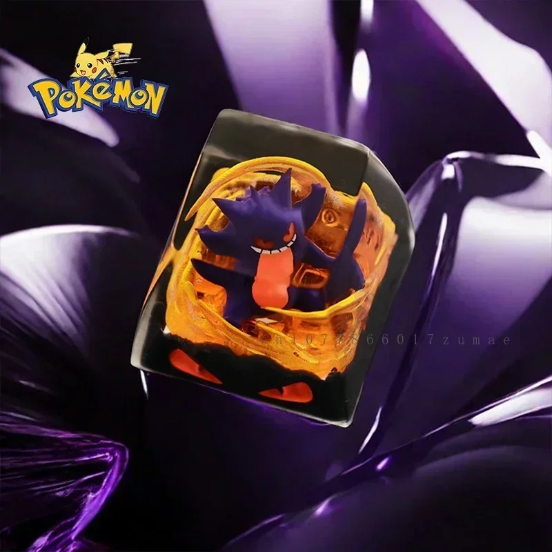 Pokemon anime personagem lugia resina keycaps micro paisagem artesanal personalizado presentes teclado mecânico keycaps