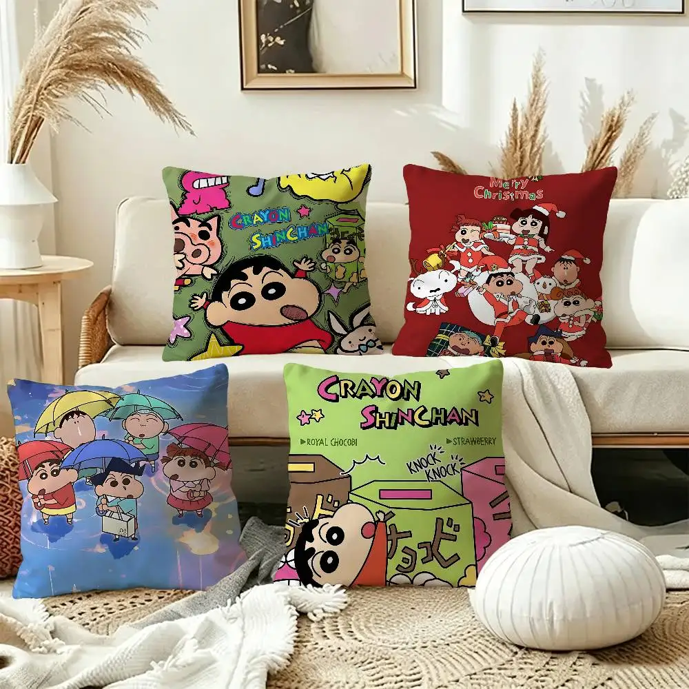 Cute Manga C-Crayon S-Shin-Chans Cushion Cover Decorative Pillow Sofa Home Decor case pillow cases