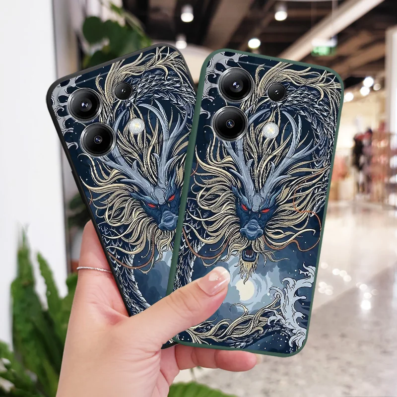 

Angry Dragon Phone Case For Xiaomi Poco F7 X7 X6 F6 M6 M5 M5S F5 X5 F4 X4 M4 F3 M3 X3 Pro GT Silicone Cover