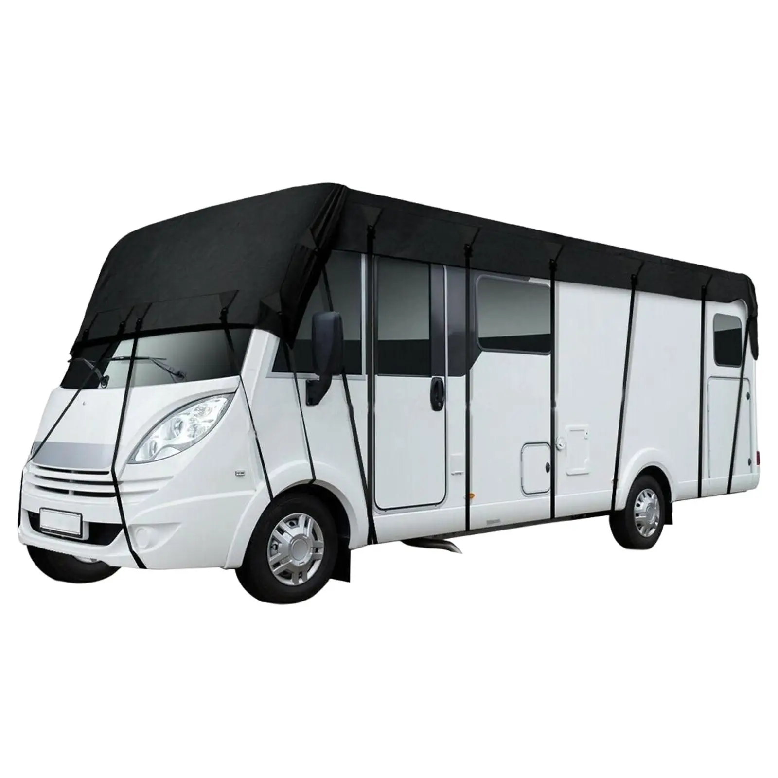 

RV Roof Cover Waterproof Sun Protection Canopy Outdoor Dustproof Shade Sun Blackout Fabric for Campers Travel Trailers