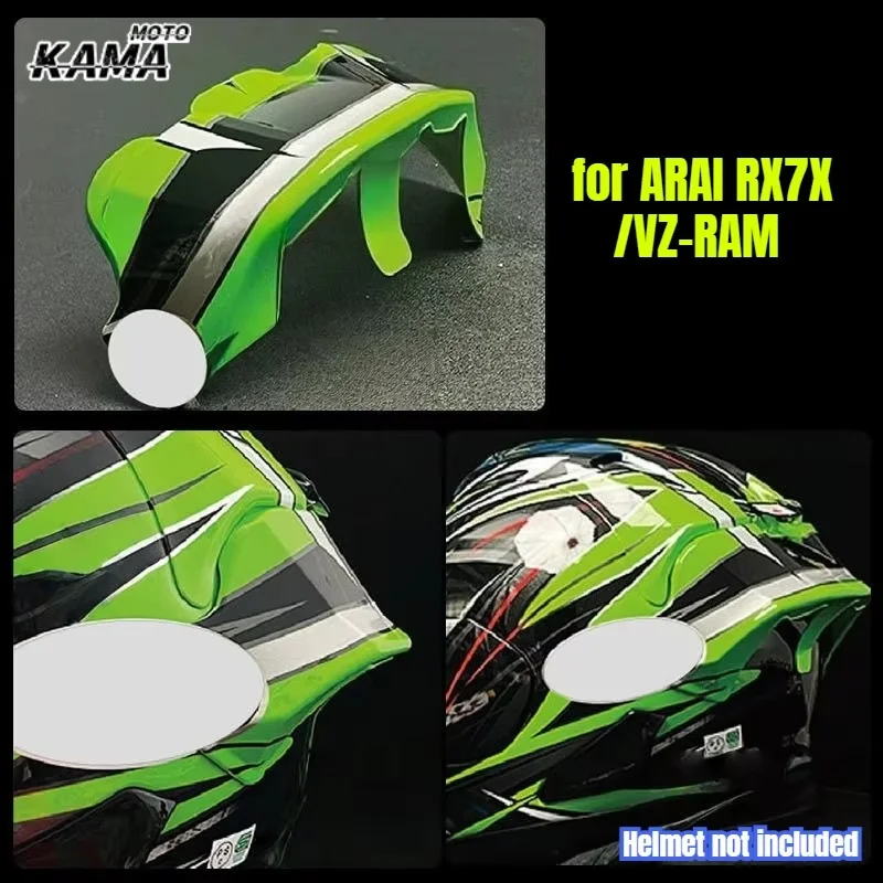 Suitable for ARAI RX7X /VZ-RAM Motorbike Rear Trim Helmets Spoiler Case Helmet Accessories Colorful Spoiler