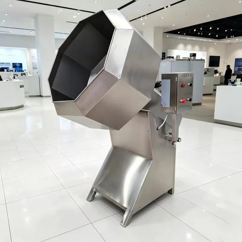 Octagonal mixer Professional mixing equipment Stainless steel material is suitable for coffee beans, snacks, nuts